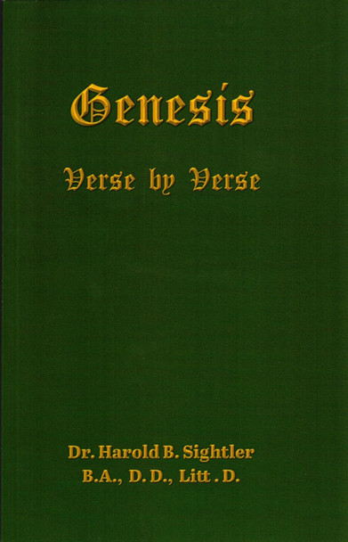 Genesis (Verse by Verse) [Paperback]