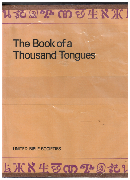 The Book of a Thousand Tongues United Bible Societies