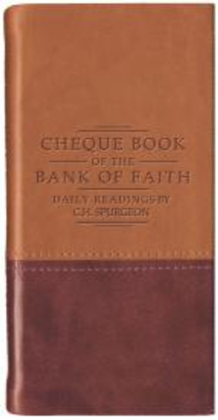 Cheque Book Of The Bank Of Faith (Tan/Burgundy)