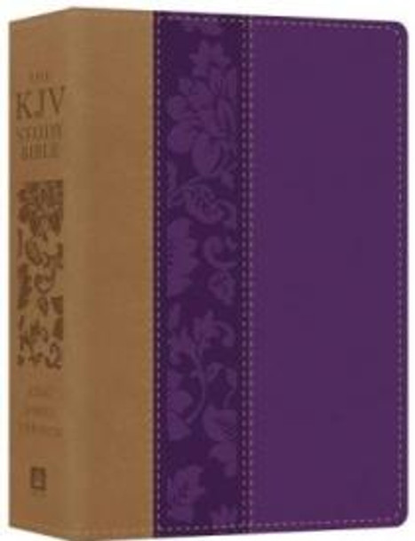 Large Print Study Bible (Violet/Tan Imitation Leather) KJV