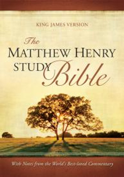 The Matthew Henry Study Bible (Bonded Leather, Black)