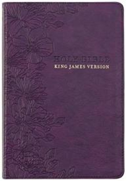 Large Print Thinline Bible, Indexed (Purple Imitation Leather) KJV