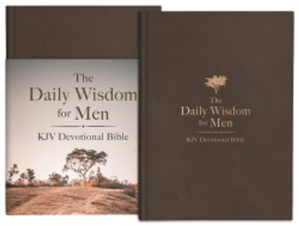 Daily Wisdom For Men: Devotional Bible (Hardcover, Imitation Leather) KJV