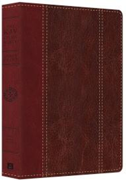 The KJV Study Bible, Large Print (Imitation, Brown Duo-tone)