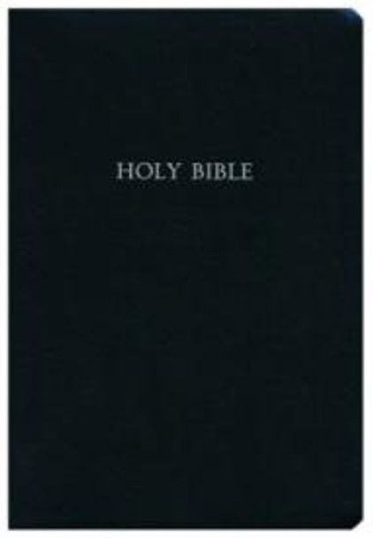 Large Print Wide Margin Bible KJV (Bonded Leather, Black)