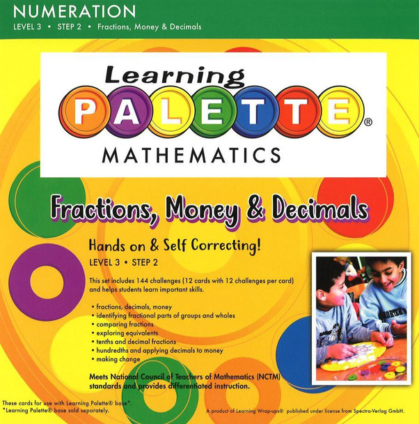 Learning Palette Mathematics, Level 3 (Step 2): Fractions, Money & Decimals (3rd Grade)