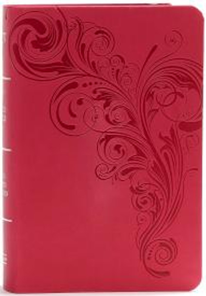 Large Print Compact Reference Bible (Pink Leathertouch) KJV