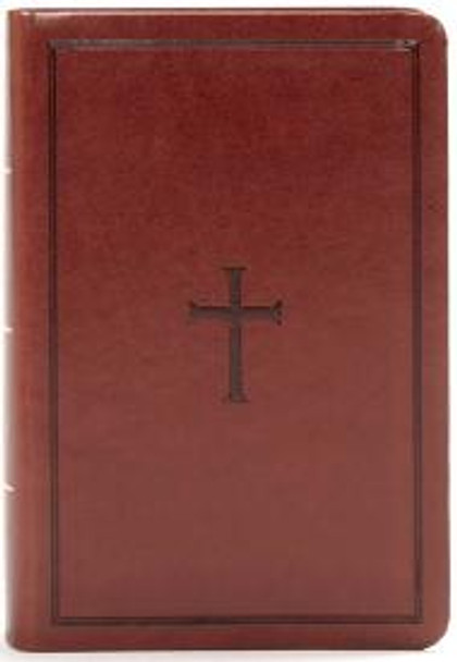 Large Print Compact Reference Bible (Brown Leathertouch) KJV