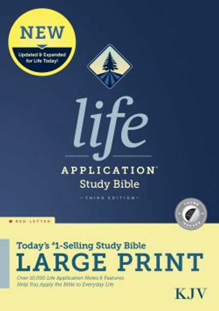 Large Print Life Application Study Bible, Indexed (Hardcover) KJV