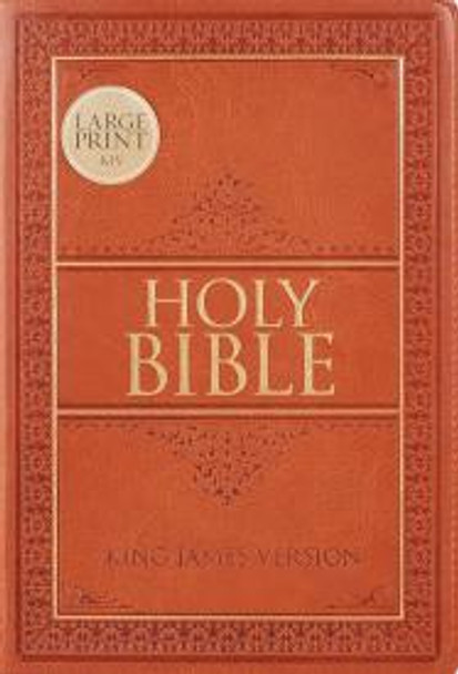 Large Print Thinline Bible, Indexed (Tan Lux Leather) KJV