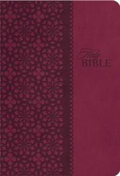 King James Study Bible: Second Edition, Indexed (Imitation, Cranberry)