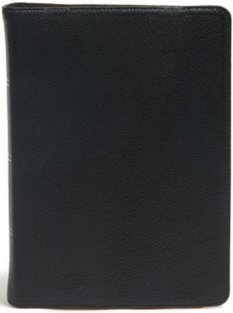 KJV Study Bible, Full Color, Indexed (Goatskin Leather, Black)