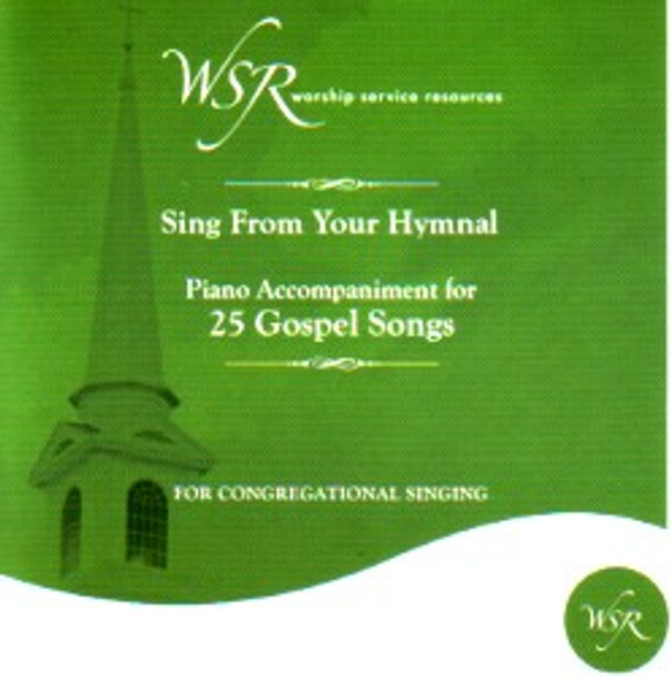 Piano Accompaniment for 25 Gospel Songs Vol. 1 CD