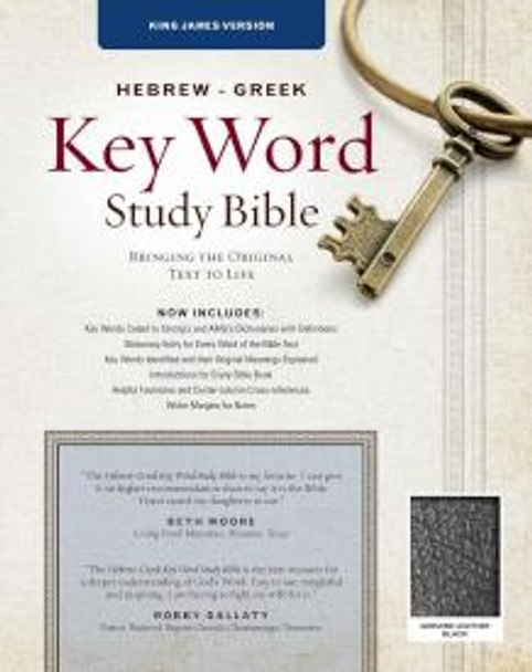 Hebrew-Greek Key Word Study Bible, KJV (Genuine Leather, Black)