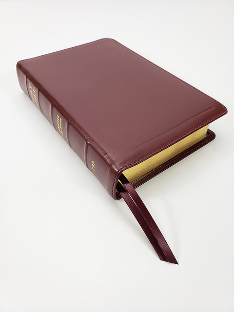 Handsize Classic Study Bible (Burgundy Calfskin Leather) KJV