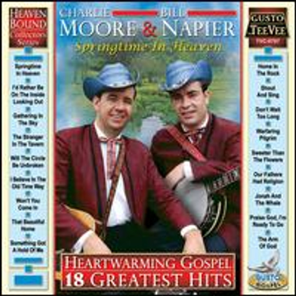 Heartwarming Gospel: 18 Greatest Hits CD (Moore & Napier)