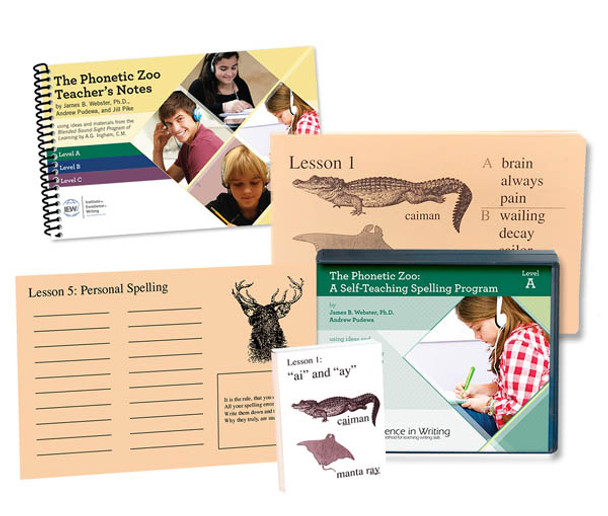 The Phonetic Zoo: A Self-Teaching Spelling Program, Level A , Starter Set