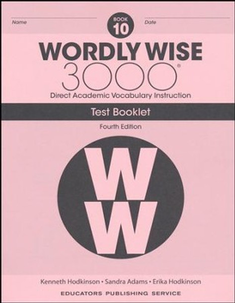 Wordly Wise 3000 10 Test (4th Ed.)
