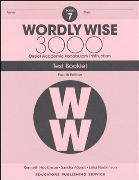 Wordly Wise 3000 7 Test (4th Ed.)