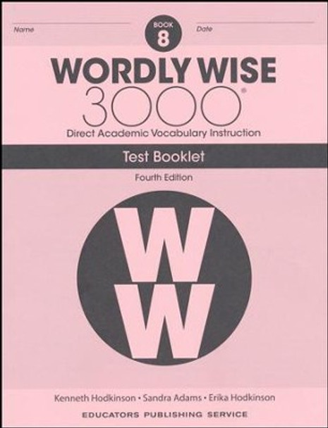 Wordly Wise 3000 8 Test (4th Ed.)