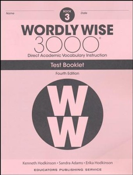 Wordly Wise 3000 3 Test (4th Ed.)