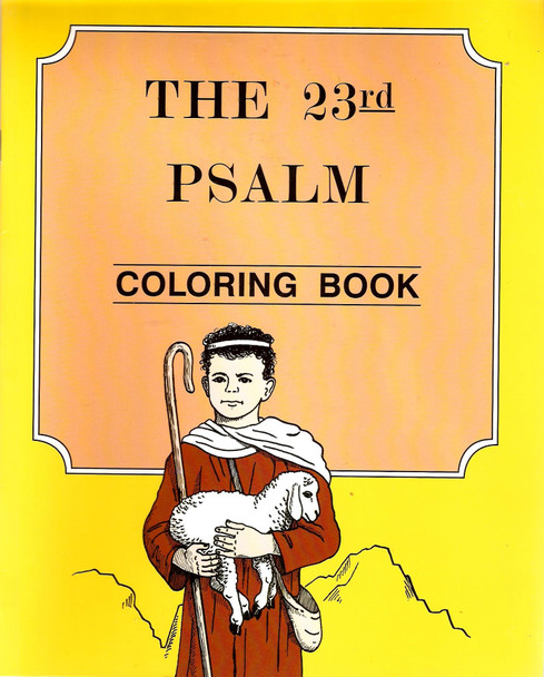 The 23rd Psalm (Coloring Book)