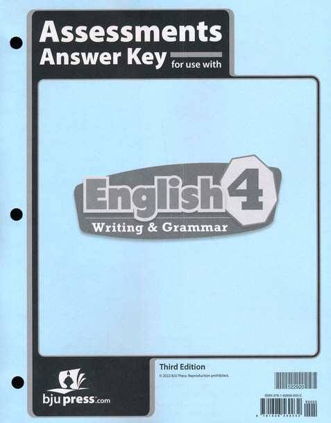 English 4 - Tests Answer Key (3rd Edition)