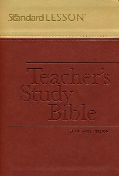 Standard Lesson: Teacher's Study Bible (Tan Imitation Leather) KJV