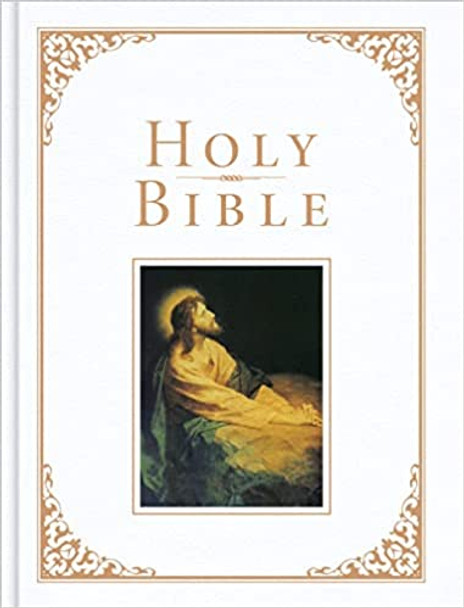 Family Bible (White Imitation Leather-Over-Board) KJV