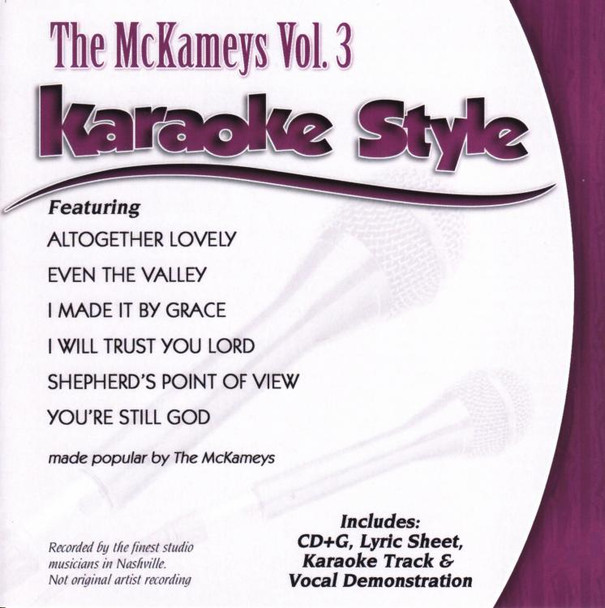 Karaoke Style: McKameys Vol. 3 - Soundtrack CD