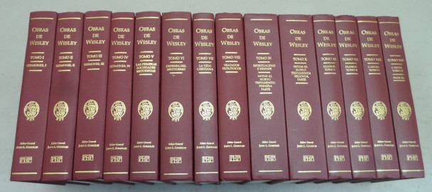 Obras de Wesley 14-Volume Set (Spanish Edition) Works of John Wesley (Free Shipping)