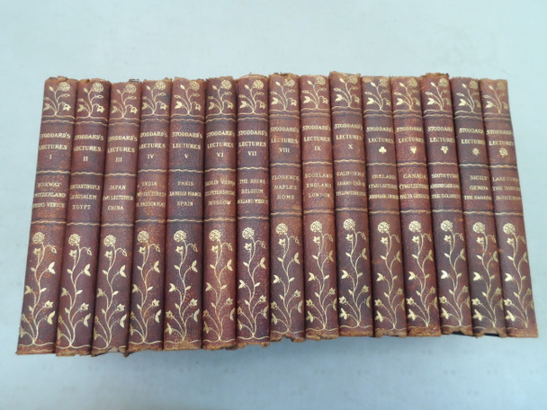 John L. Stoddard's Lectures (1911 Hardcover 15 volume Set) by John L. Stoddard (Free Shipping!)