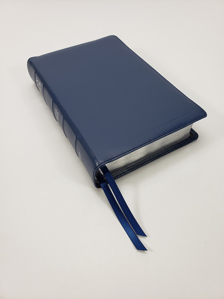 Classic Study Bible, Handsize (Blue Calfskin Leather) KJV