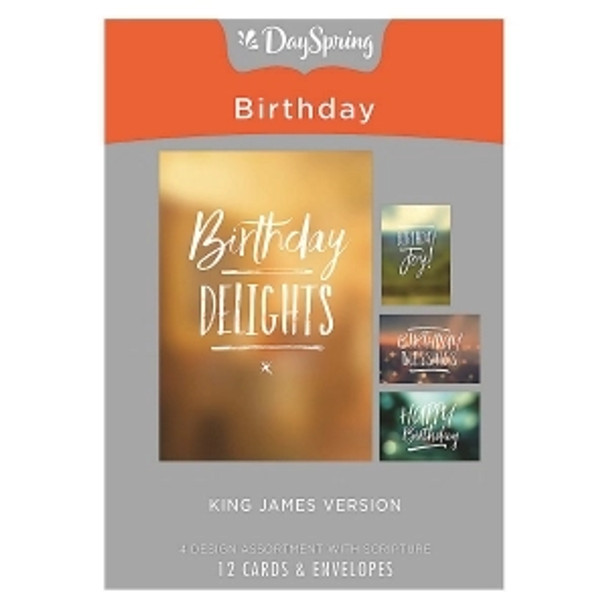 Birthday: Simply Stated (Boxed Cards) 12-Pack
