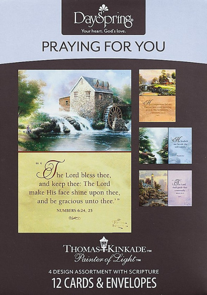 Praying for You: Thomas Kinkade - Rivers (Boxed Cards) 12-Pack