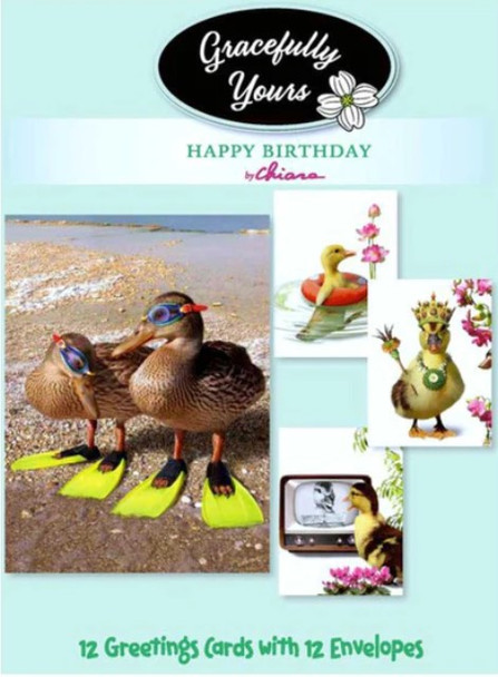 Birthday: Just Ducky (Boxed Cards) 12-Pack