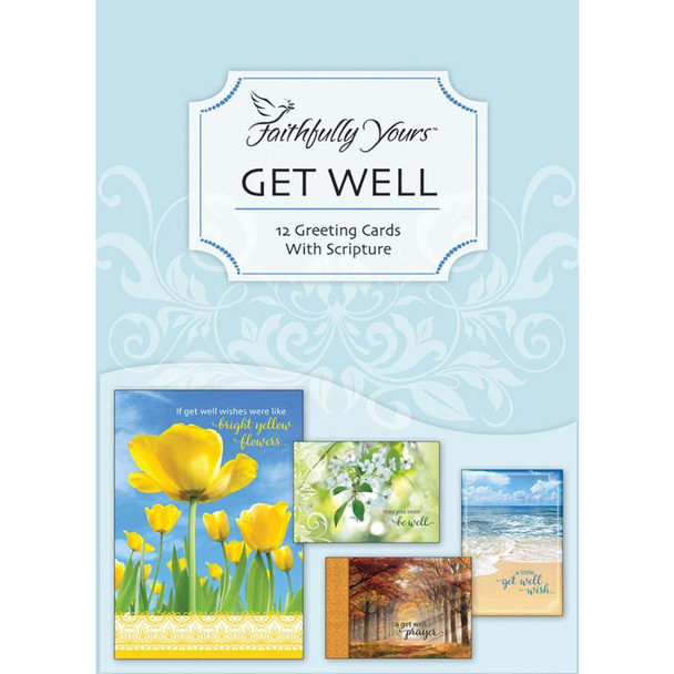 Get Well: Thoughts of You (Boxed Cards) 12-Pack