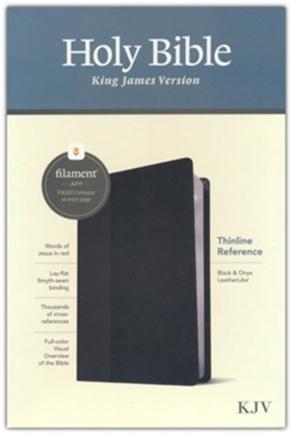 Thinline Reference Bible, Filament Edition, KJV (Imitation, soft leather-look, two-tone Black/Onyx)