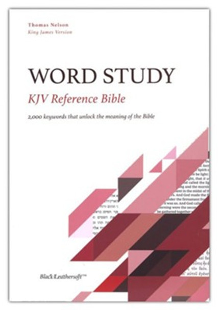 Word Study Reference Bible, KJV (Imitation, soft leather-look, Black)
