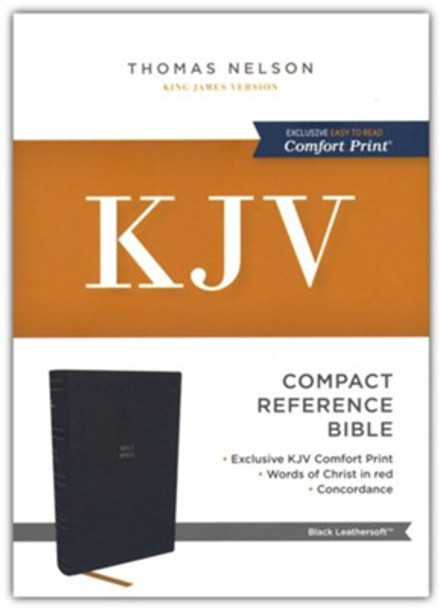 Compact Reference Bible, KJV (Imitation, soft leather-look, Black)