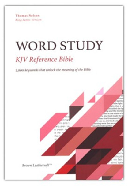 Word Study Reference Bible, KJV (Imitation, soft leather-look, Brown)