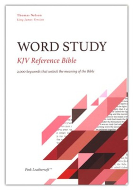 Word Study Reference Bible, KJV (Imitation, soft leather-look, Pink)