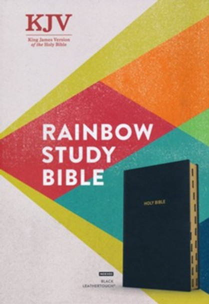Rainbow Study Bible, Indexed, KJV (Imitation, soft leather-look, Black)