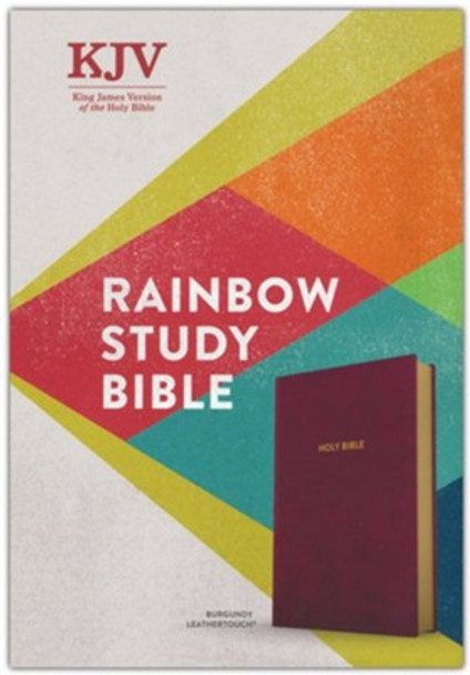 Rainbow Study Bible, KJV (Imitation, soft leather-look, Burgundy)