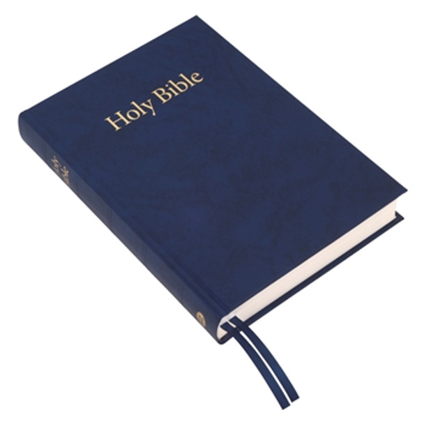 Windsor Text Bible, Large Print, KJV (Blue Hardcover)