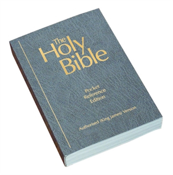 Pocket Reference Bible, KJV (Grey Vinyl)