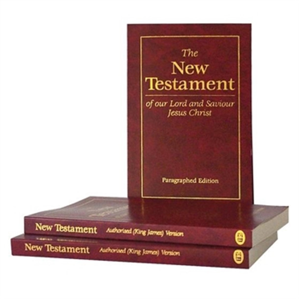 Paragraphed New Testament, KJV (Burgundy Vinyl)