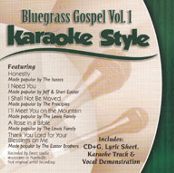 Karaoke Style: Bluegrass Gospel Vol. 1 - Soundtrack CD