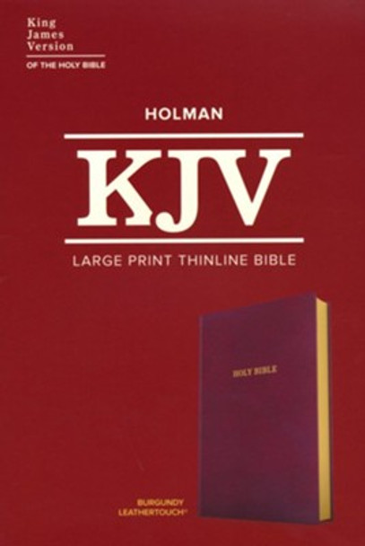 Large Print Thinline Bible, KJV (Imitation/Leathertouch, Burgundy)