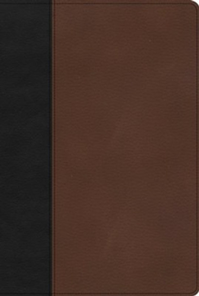 Large Print Thinline Bible, KJV (Imitation/Leathertouch, Black/Brown two-tone)